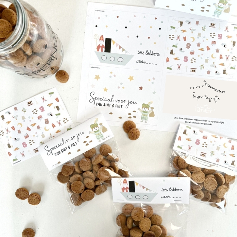 pepernoten traktatie zakjes zelfmaken